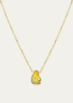 AaryahBB Thelma Yellow Sapphire Necklace