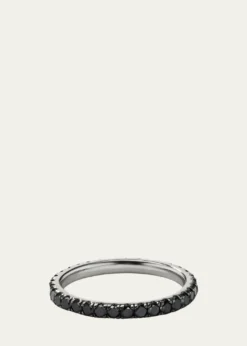 AaryahPlatinum and Black Rhodium Diamond Nero Ring