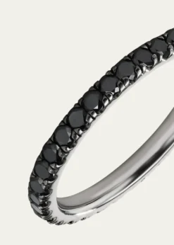 AaryahPlatinum and Black Rhodium Diamond Nero Ring