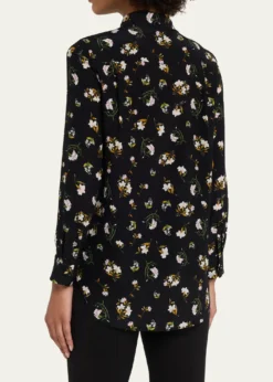 Adam LippesMathias Floral Silk Crepe De Chine Button-Down Shirt