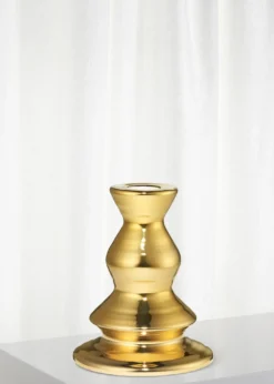 AERINAllette 4.6" Medium Candleholder, Gold