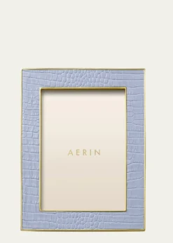 AERINClassic Crocodile Leather Frame, 5x7
