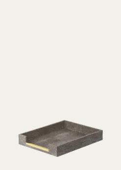 AERINFaux Shagreen Paper Tray