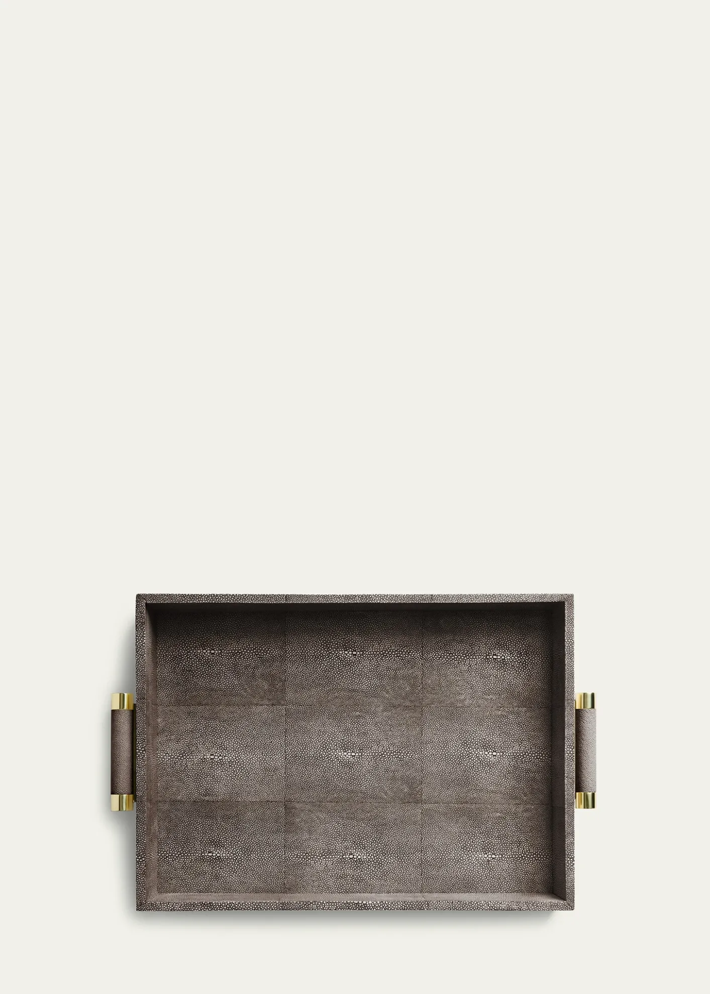 AERINFaux Shagreen Rectangular Tray