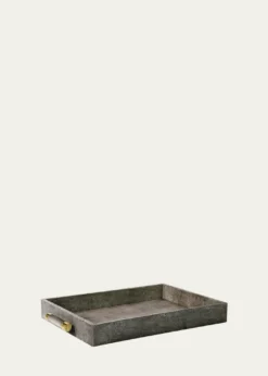 AERINFaux Shagreen Rectangular Tray