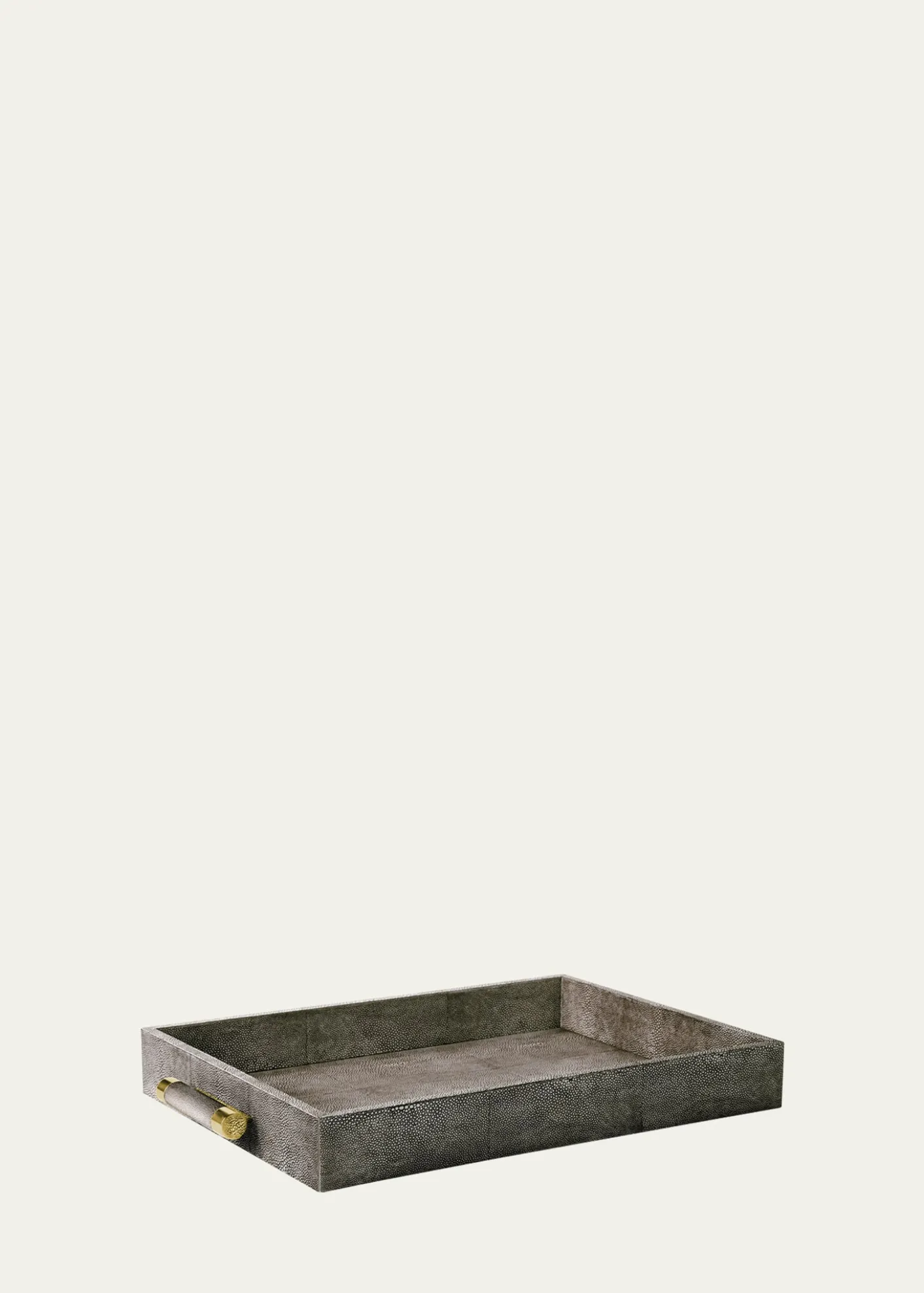 AERINFaux Shagreen Rectangular Tray