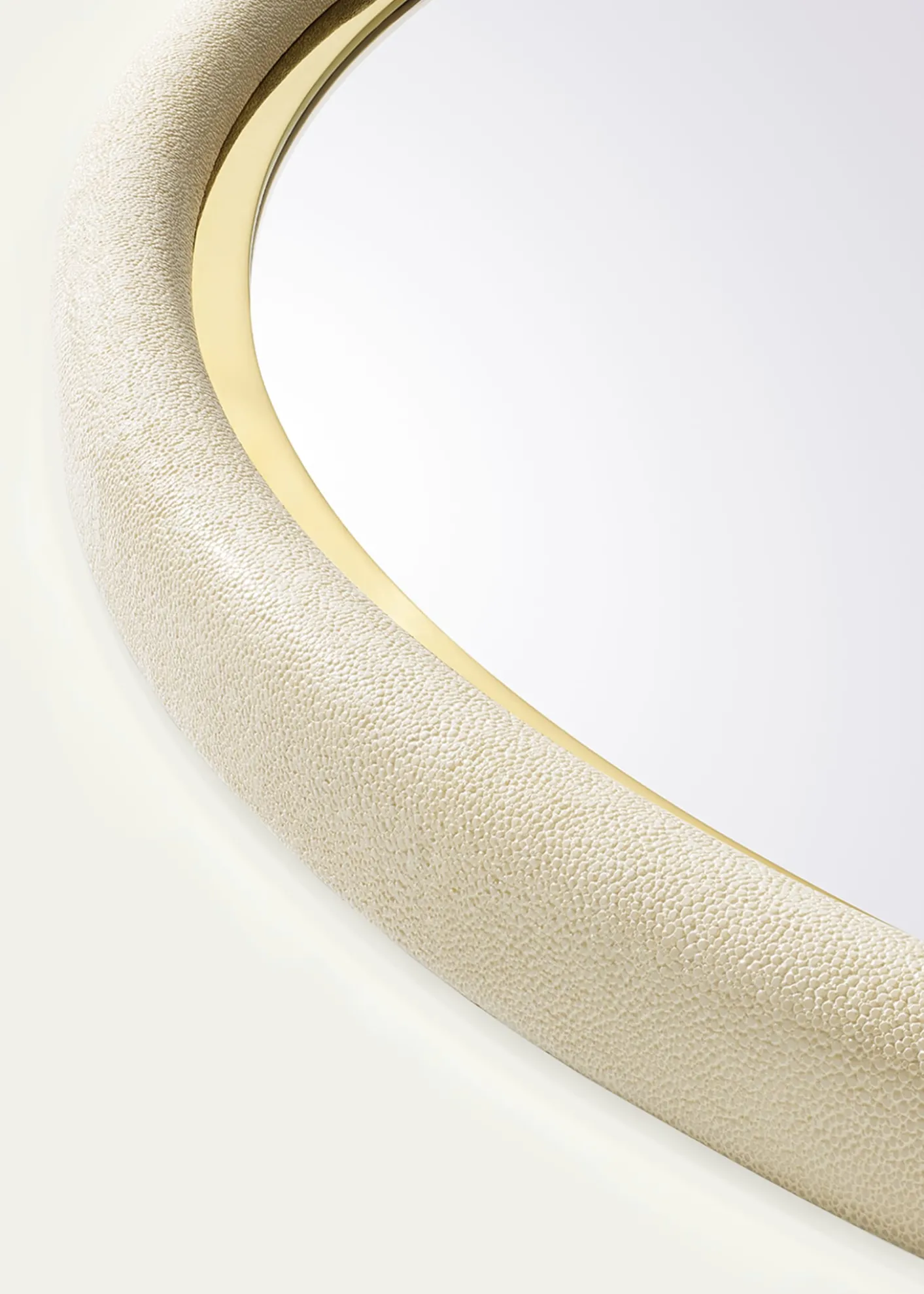 AERINFaux Shagreen Wall Mirror