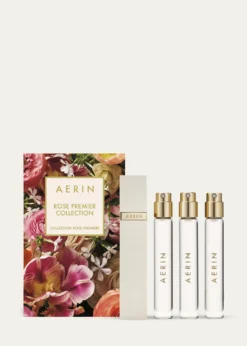 AERINRose Premier Collection Purse Spray Atomizer & Fragrance Refills Set