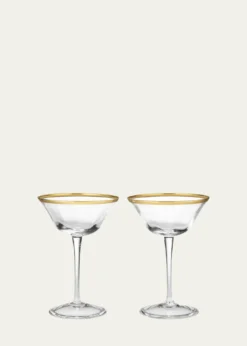 AERINSophia Clear Coupe Glasses