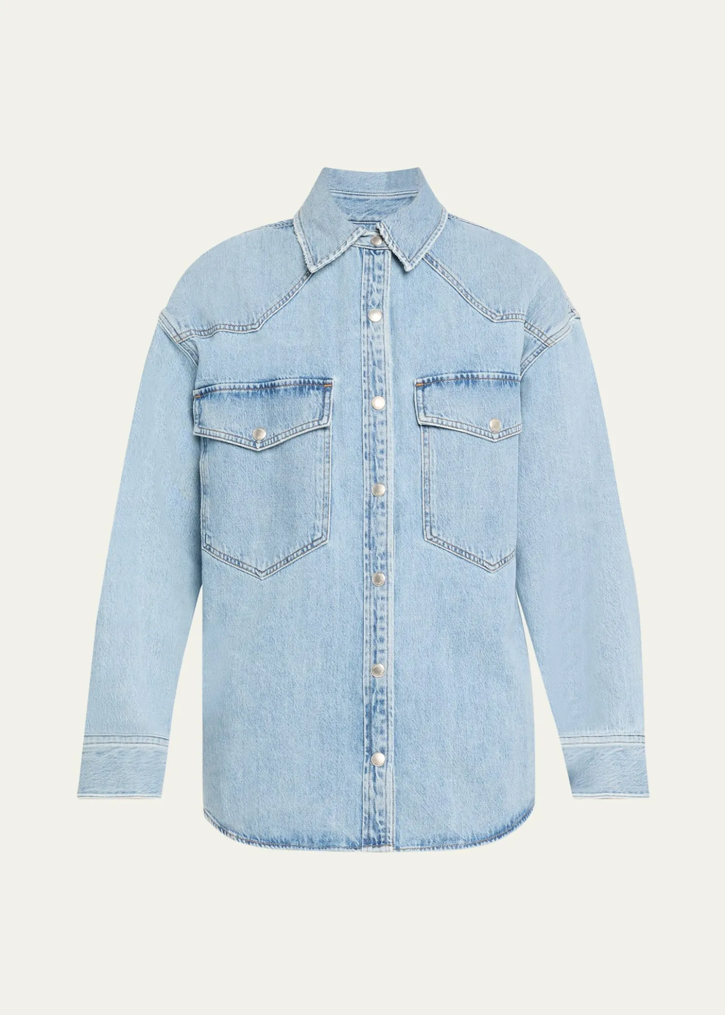 AGOLDELotta Long-Sleeve Denim Shirt