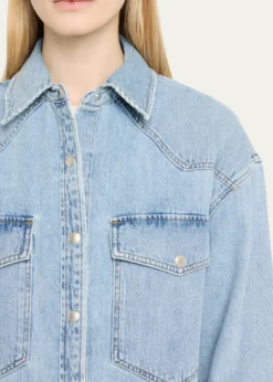 AGOLDELotta Long-Sleeve Denim Shirt