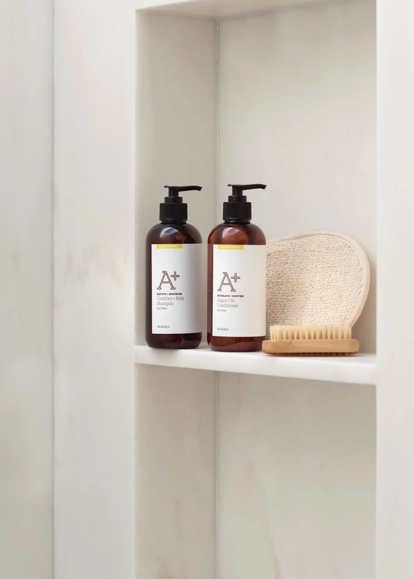 AgrariaLemon Verbena A+ Comfrey + Kelp Shampoo, 12 oz./ 354 mL