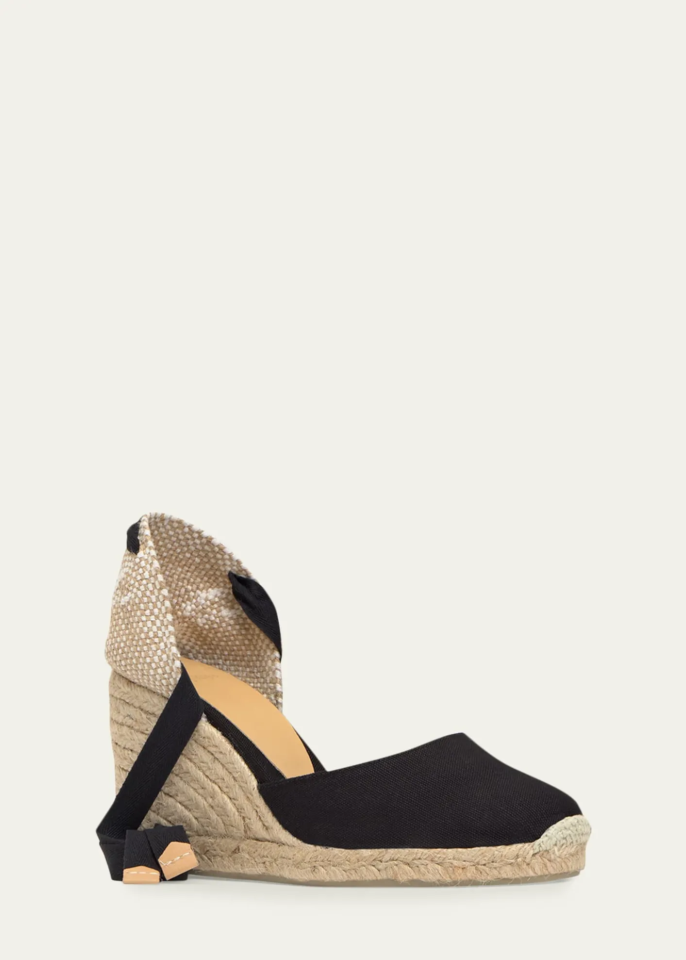 AGS X CASTANER80mm Carina Canvas Espadrille Wedge Sandals