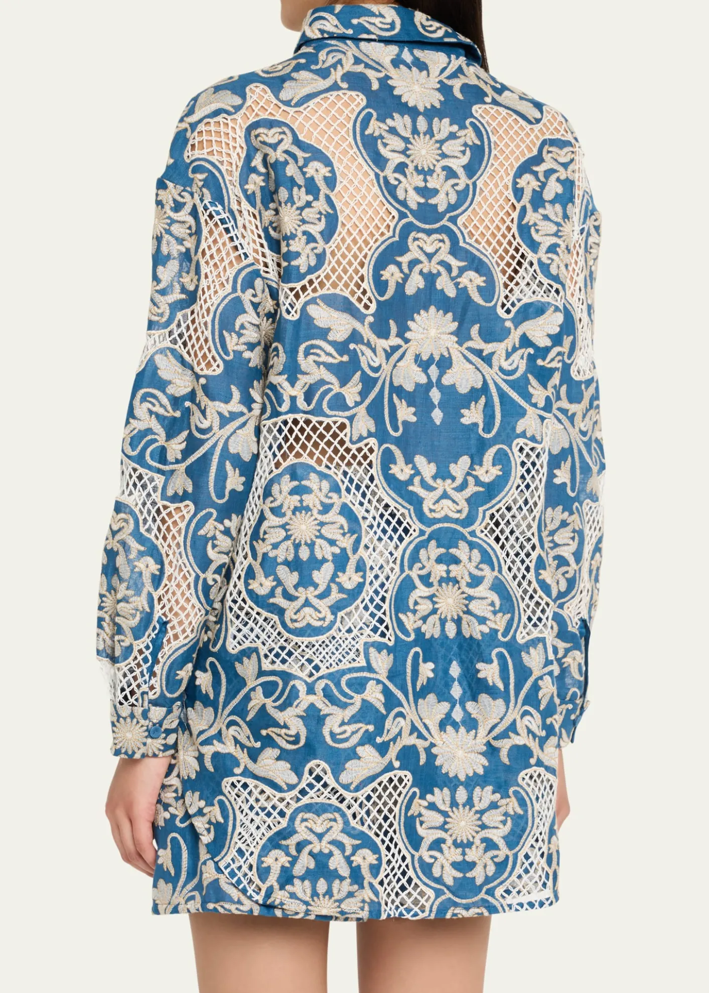 Agua by Agua BenditaCecilia Ribbons Button-Front Shirt