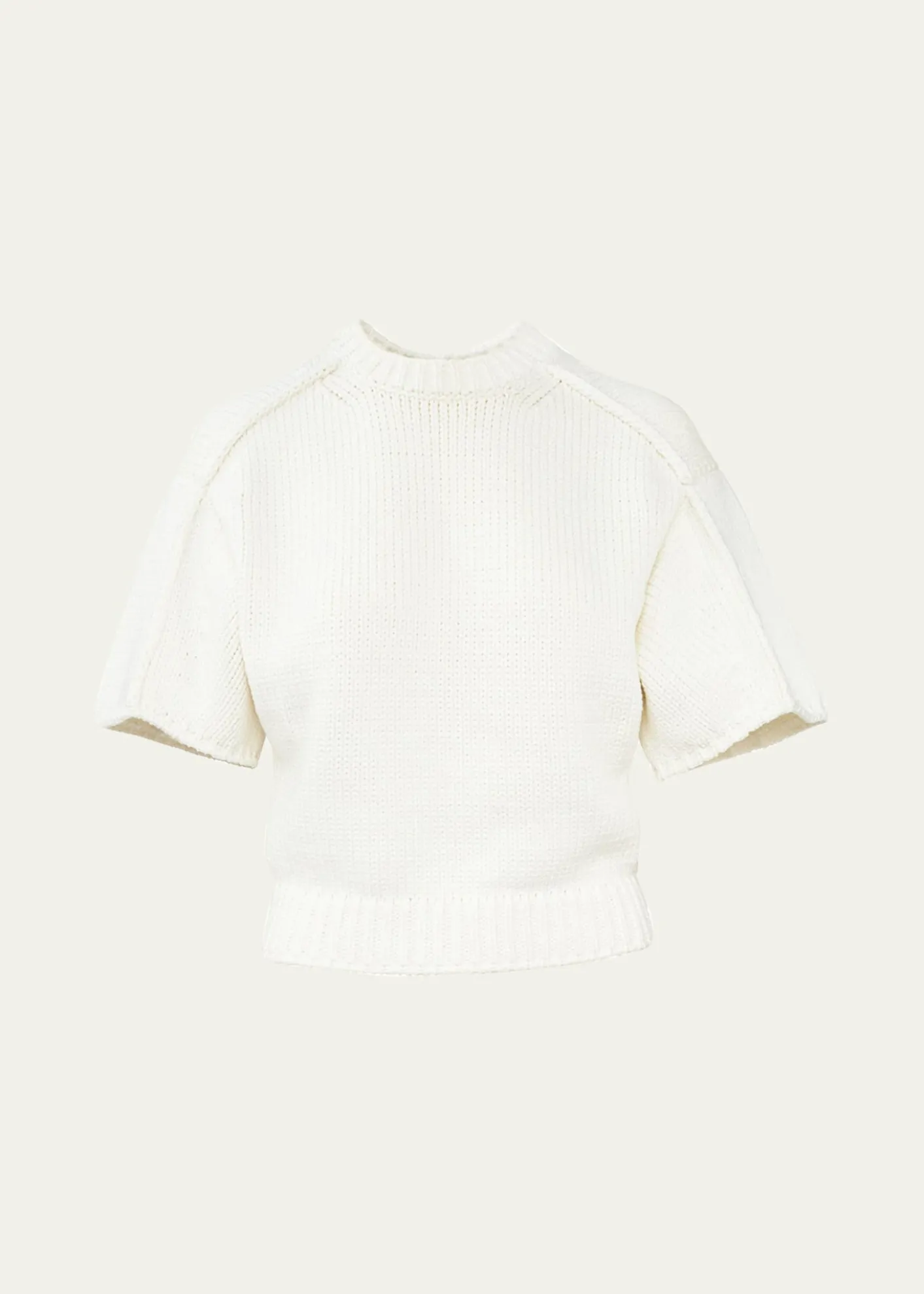 Aisling CampsPerfect Short-Sleeve Crop Knit T-Shirt