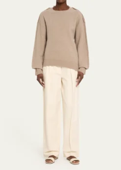 Aisling CampsSculpted Merino Wool Pullover