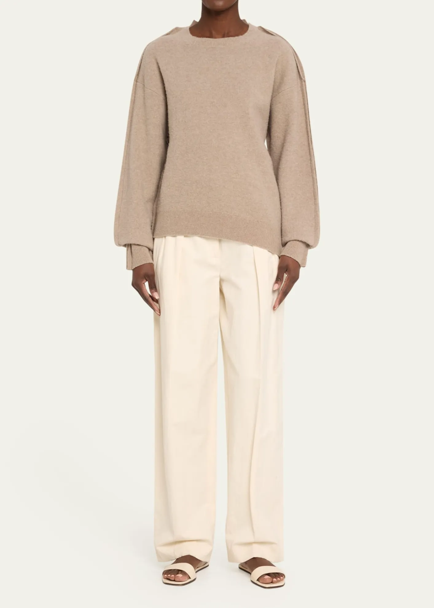 Aisling CampsSculpted Merino Wool Pullover