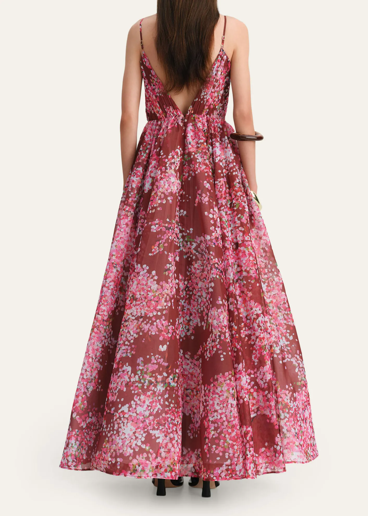 AjeFortuna Floral Sleeveless Maxi Dress