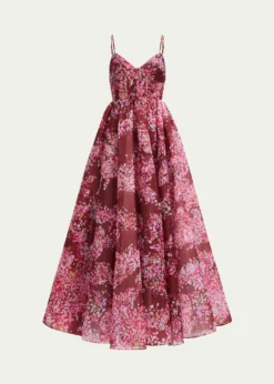 AjeFortuna Floral Sleeveless Maxi Dress
