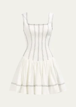 AjeParallel Poplin Mini Dress