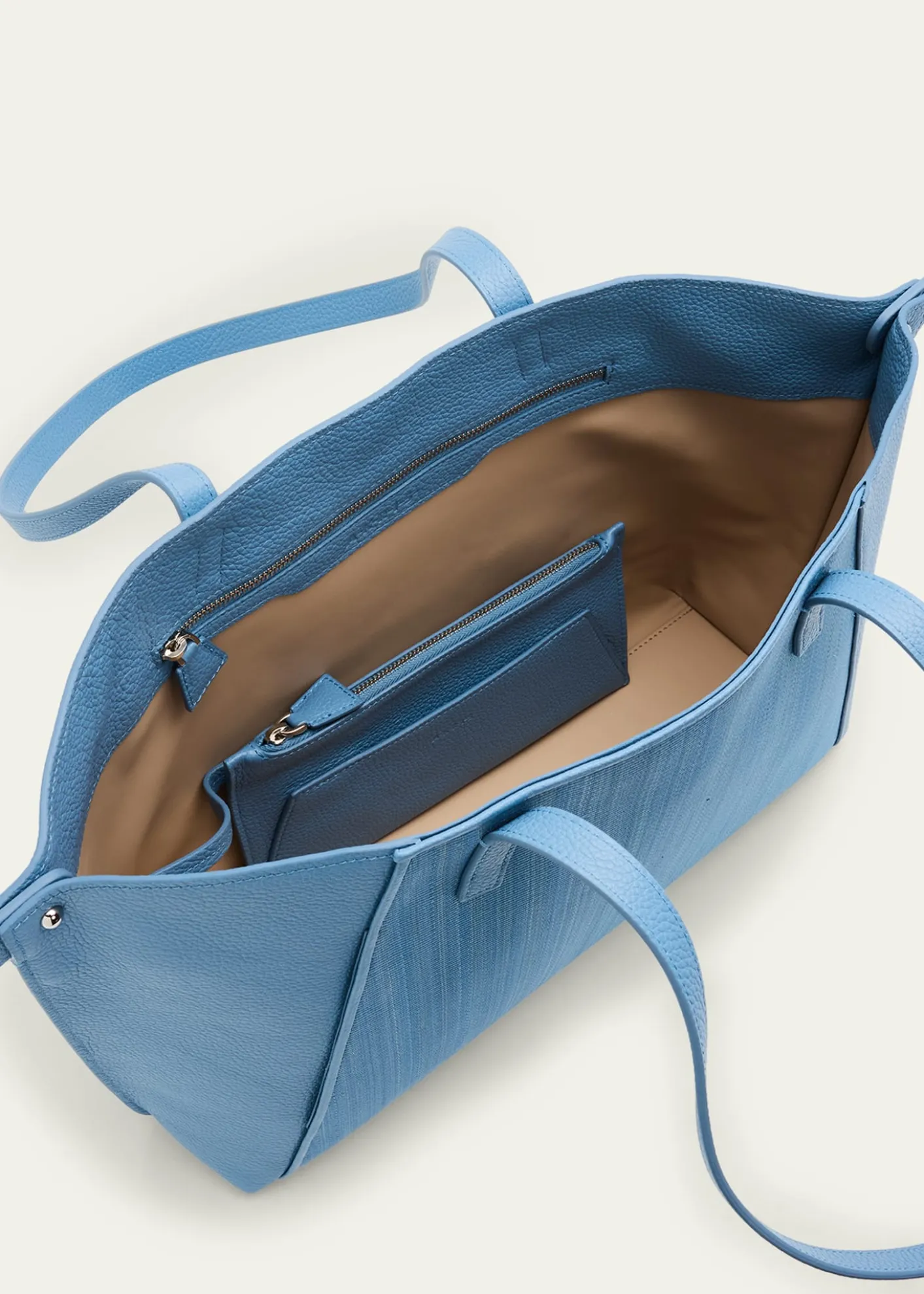 AkrisAi Horsehair & Leather Tote Bag