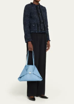 AkrisAi Horsehair & Leather Tote Bag