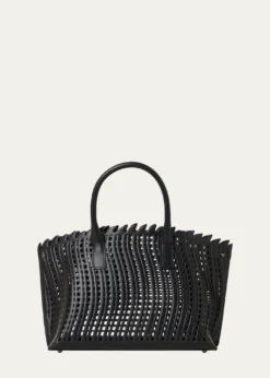 AkrisAi Little Cutout Leather Top-Handle Bag