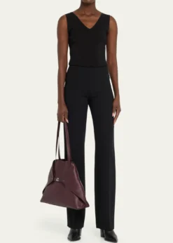 AkrisAi Medium Calf Leather Shoulder Bag