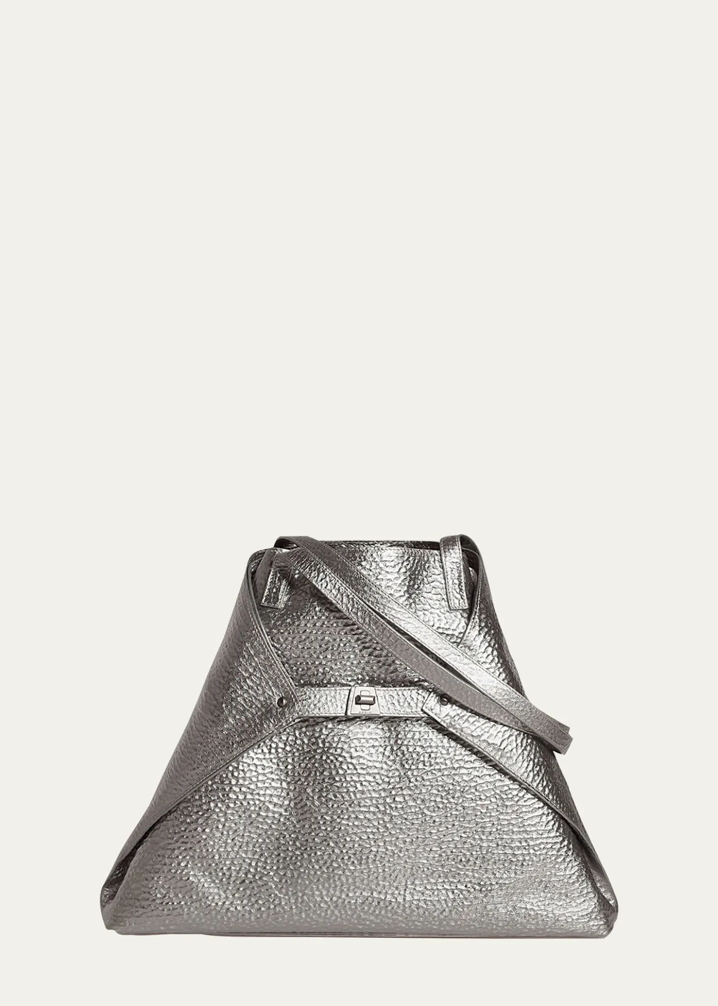 AkrisAi Medium Hammered Shoulder Bag