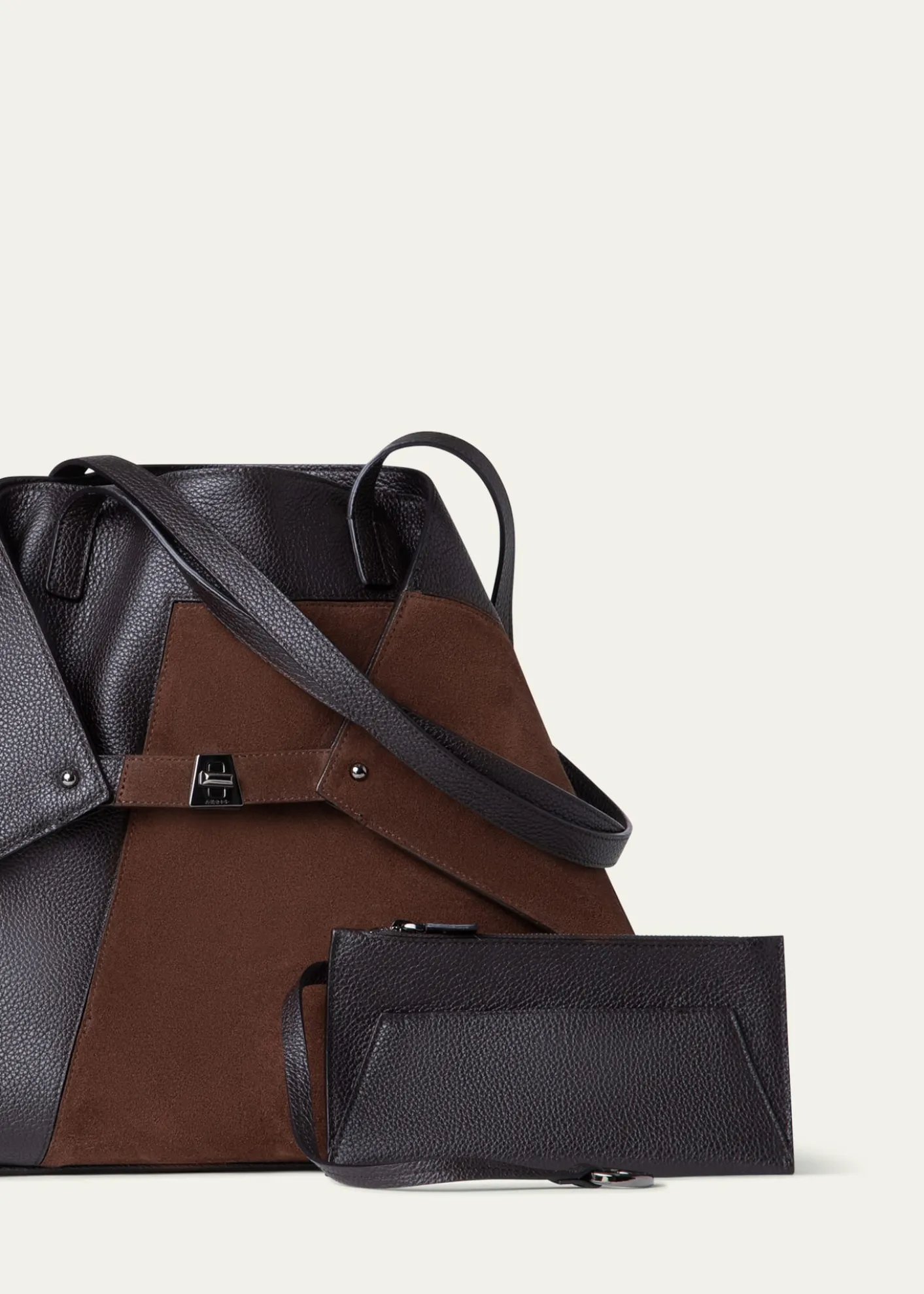 AkrisAi Medium Patchwork Leather Tote Bag