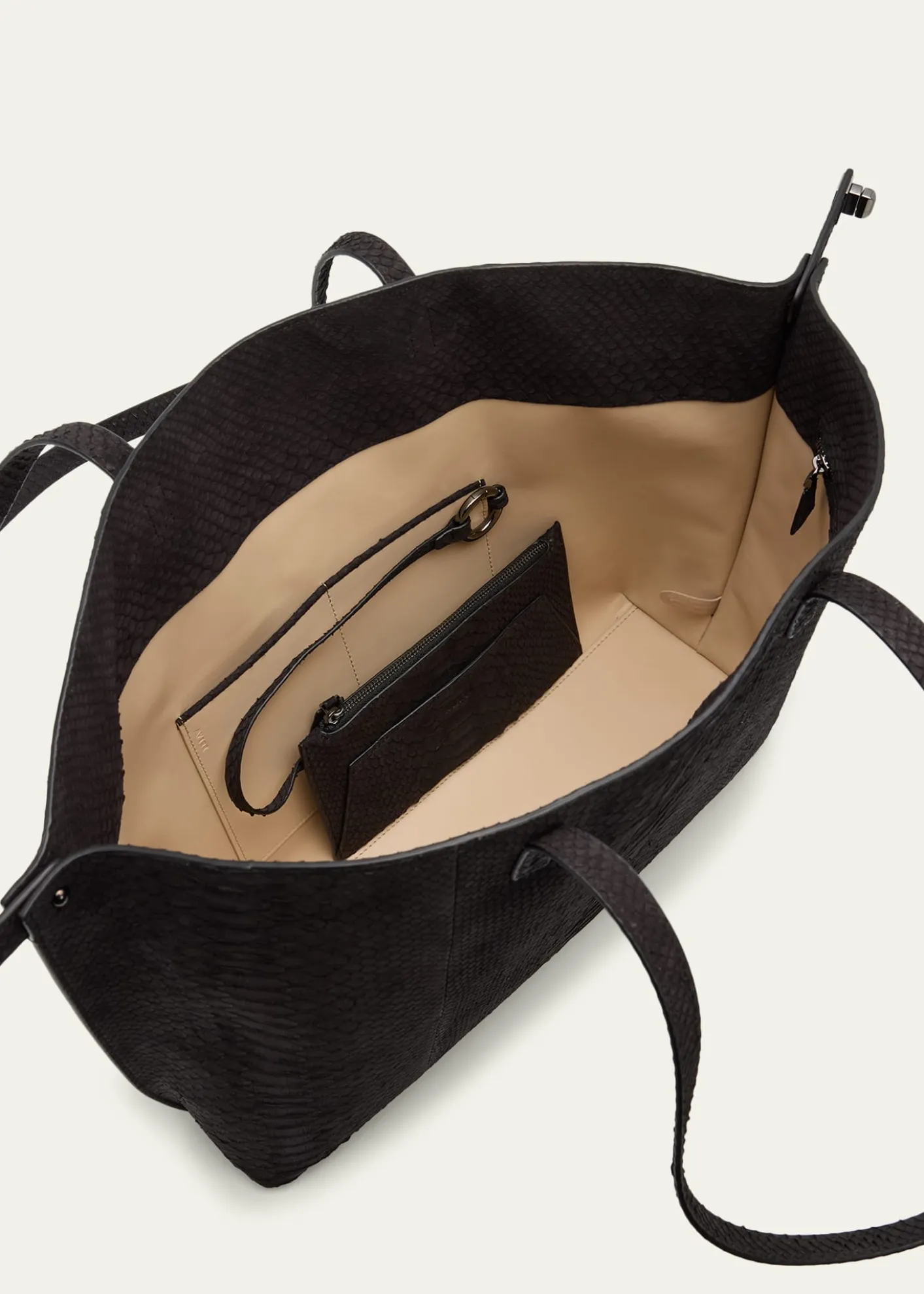 AkrisAi Medium Python Convertible Shoulder Bag