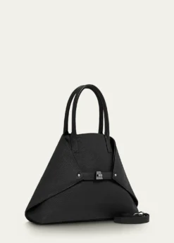 AkrisAi Small Leather Top-Handle Bag