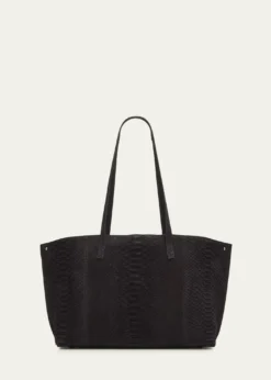 AkrisAi Small Snakeskin Suede Shoulder Bag