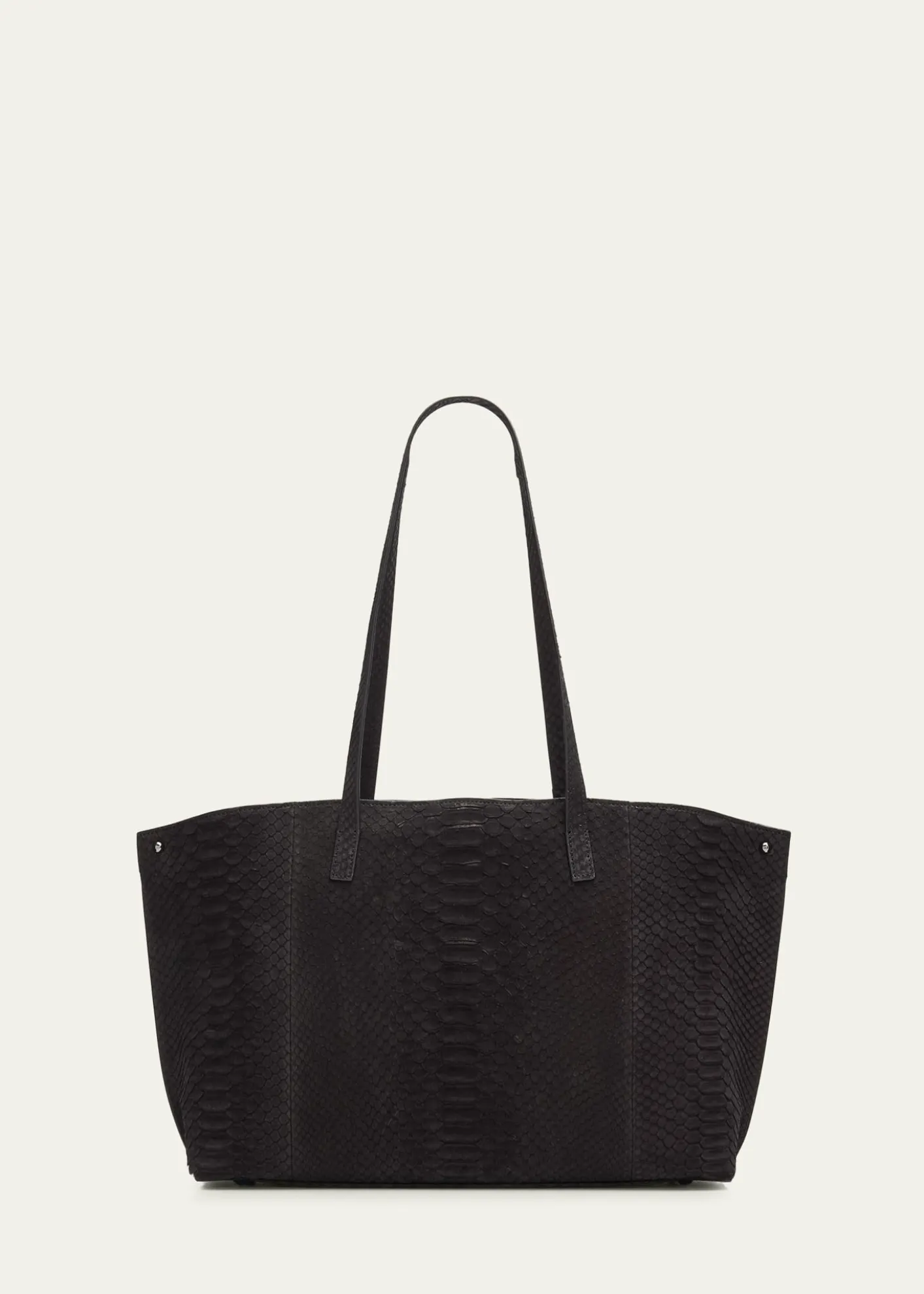 AkrisAi Small Snakeskin Suede Shoulder Bag