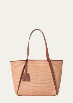 AkrisAlexa Medium Raffia Tote Bag