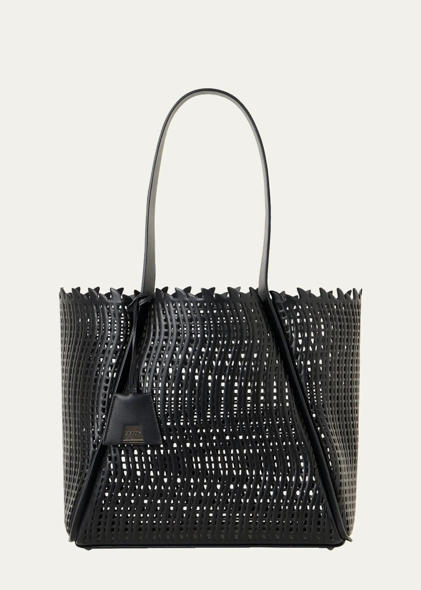 AkrisAlex Medium Cutout Leather Tote Bag