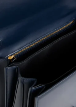 AkrisAlice Flap Leather Crossbody Bag
