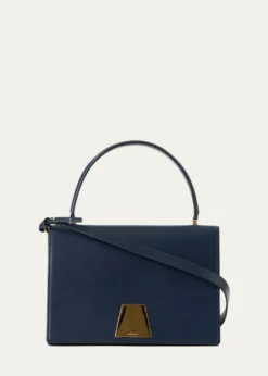 AkrisAlice Flap Leather Crossbody Bag