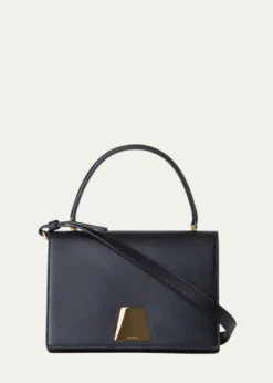 AkrisAlice Small Leather Top-Handle Bag