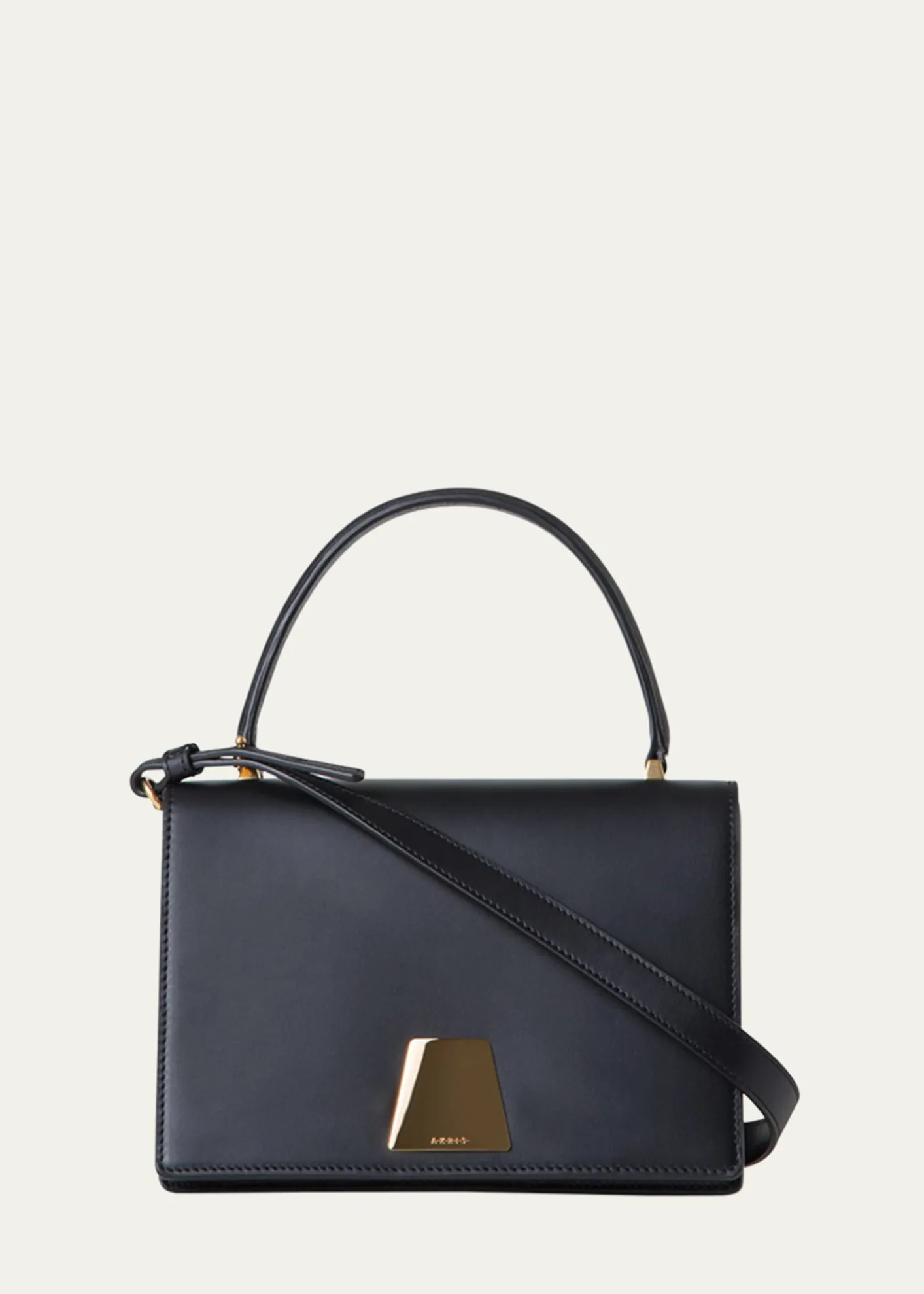 AkrisAlice Small Leather Top-Handle Bag