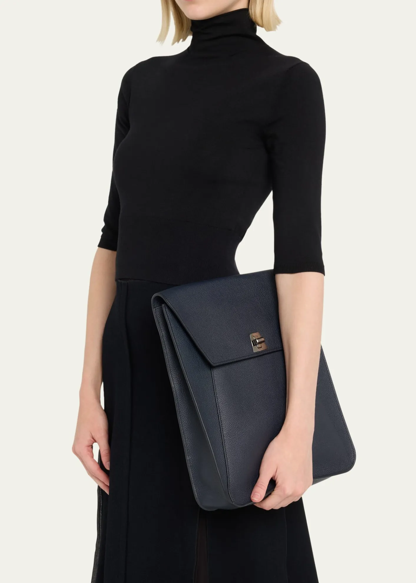 AkrisAnouk Calfskin Medium Messenger Bag
