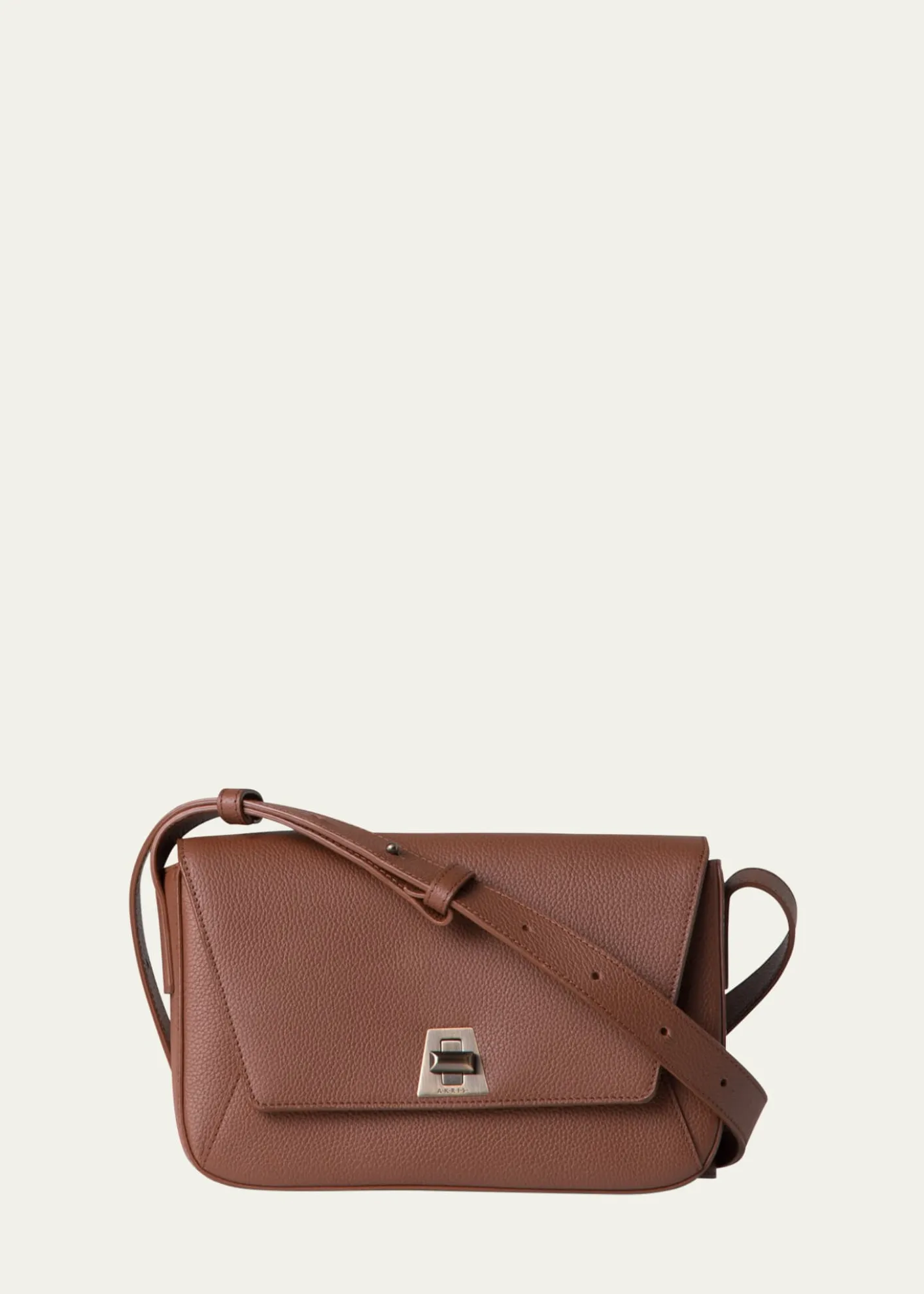 AkrisAnouk Lite Flap Leather Crossbody Bag