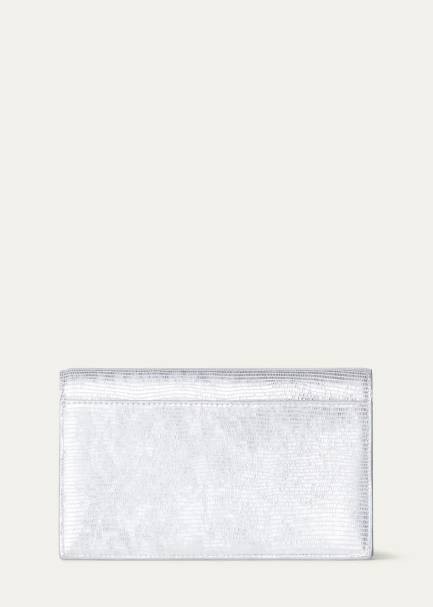AkrisAnouk Lizard-Print Clutch Bag w/ Chain