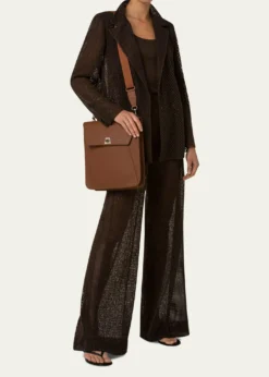 AkrisAnouk Medium Leather Messenger Bag