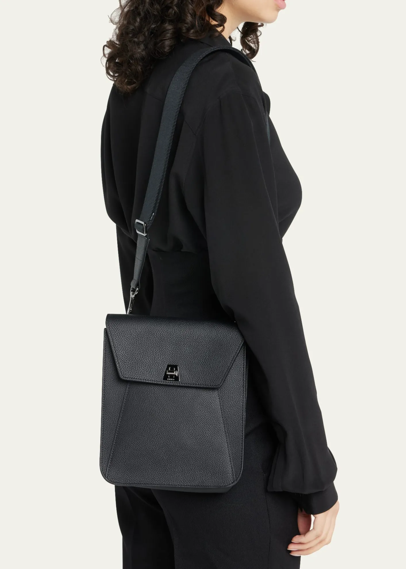 AkrisAnouk Small Leather Messenger Bag