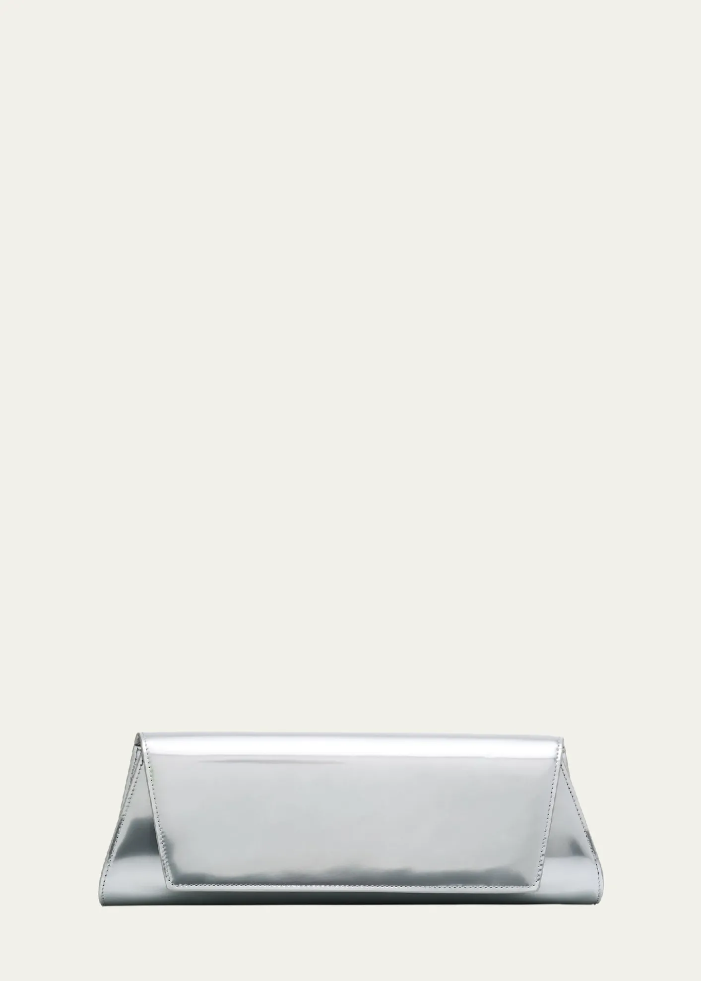 AkrisAnouk Small Metallic Leather Clutch Bag