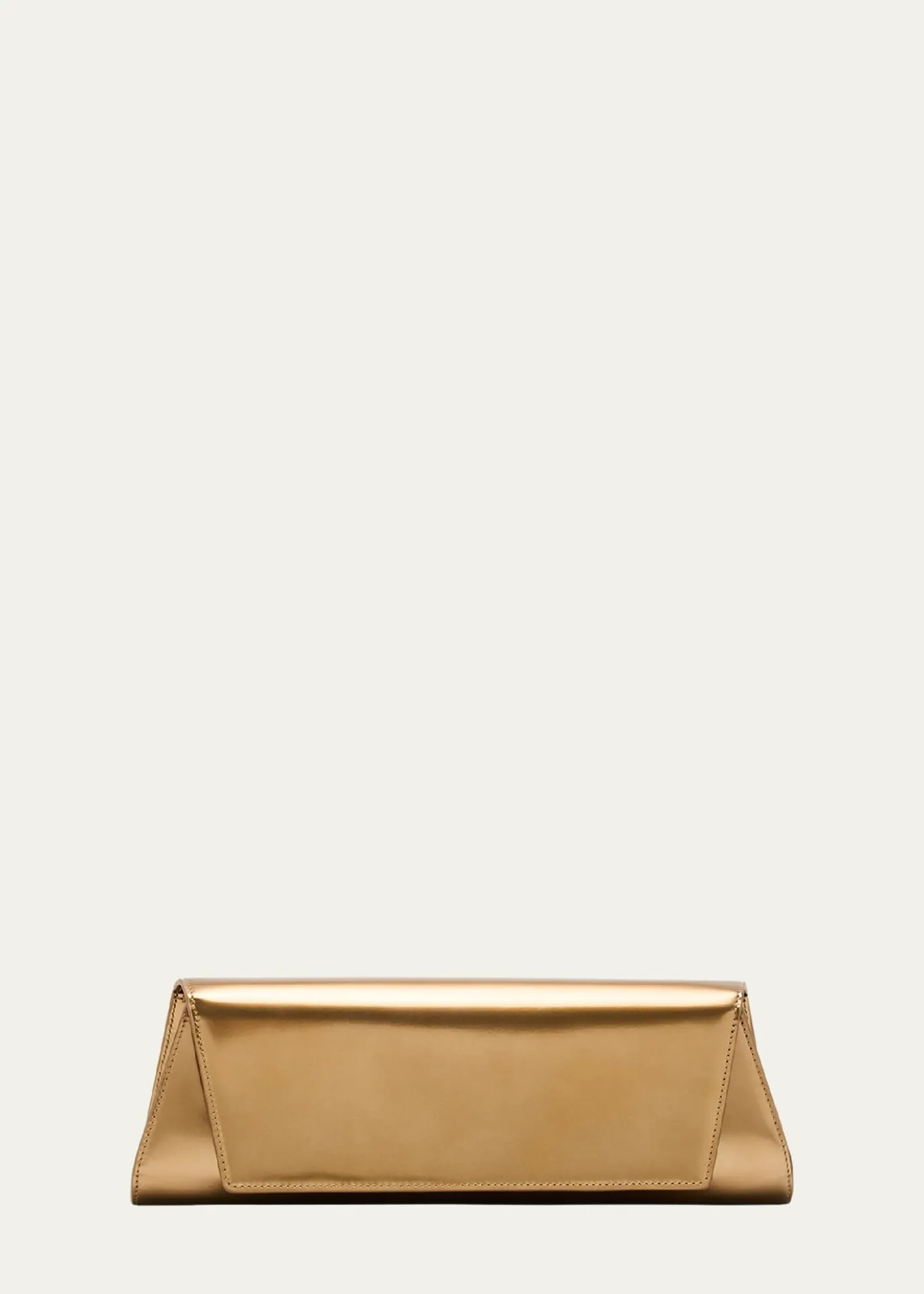 AkrisAnouk Small Metallic Leather Clutch Bag