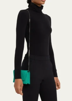 AkrisAnouk Snakeskin Suede Envelope Clutch Bag