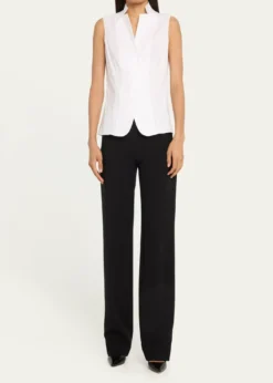 AkrisBaumwolle Stretch Sleeveless Blouse
