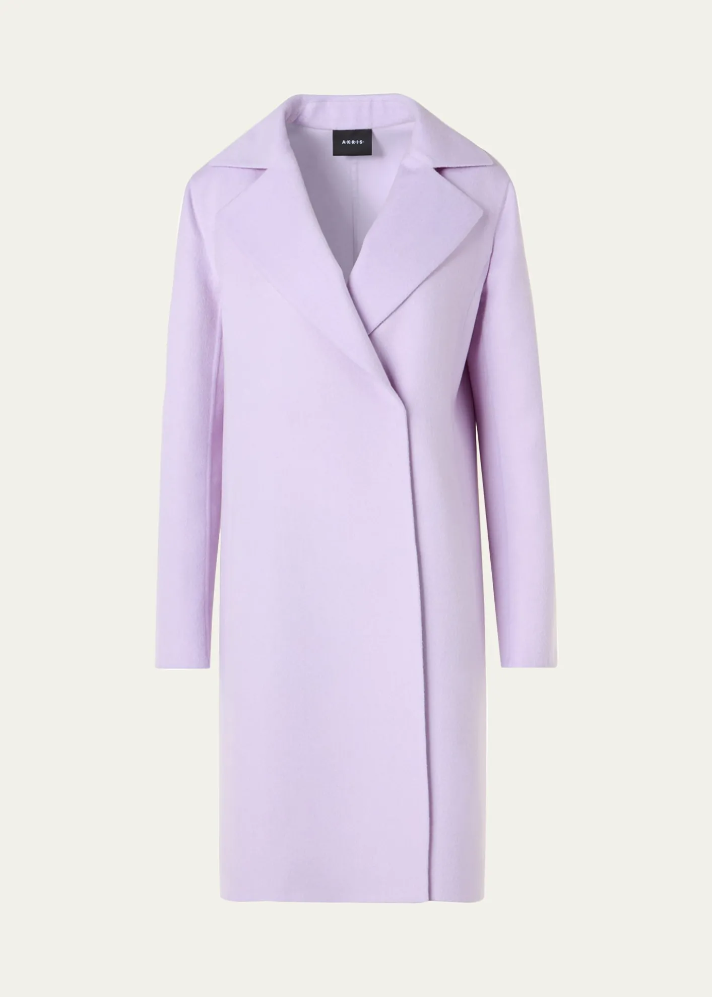 AkrisBera Cashmere-Silk Knee-Length Coat